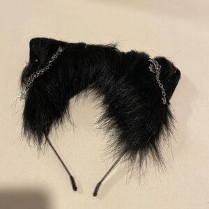 VIGVAN Cat Ears Headband, Black Star